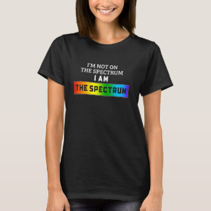 Camiseta Meme Divertido de Autismo No Estoy En El Espectro 
