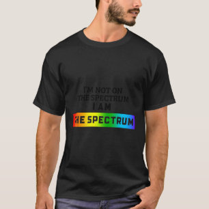 Camiseta Meme Divertido de Autismo No Estoy en el Espectro