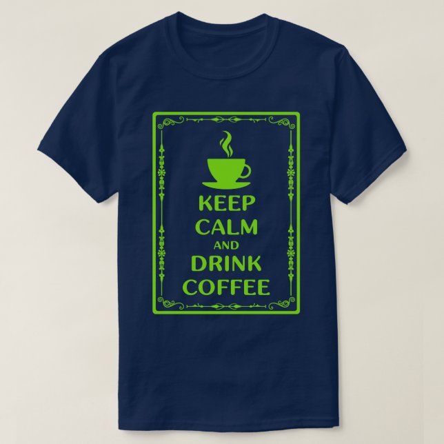 Camiseta Meme Divertido de Café (Diseño del anverso)