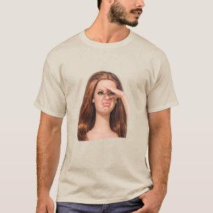 Camiseta Meme Divertido de Cara de Muñeca Asquerosa, Muñeca