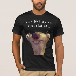 Camiseta Meme divertido de carga cerebral – Arte humorístic