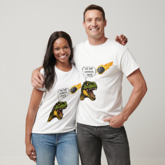 Camiseta Meme divertido de dinosaurios | Impacto del metal