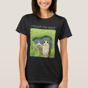 Camiseta Meme Divertido de Gato Búho, Rotura Cerebral de Me