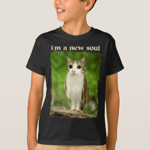 Camiseta Meme Divertido de Gato Búho, Rotura Cerebral de Me