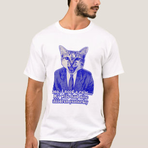 Camiseta Meme divertido de gato enojado para amantes de los