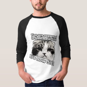Camiseta Meme divertido de gato enojado para dueños de gati