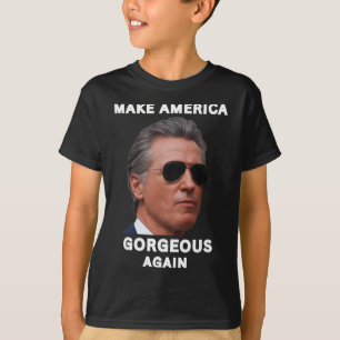 Camiseta Meme divertido de Gavin Newsom trollear Make Ameri