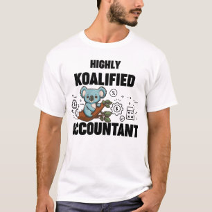 Camiseta Meme divertido de Highly Koalified Accountant Koal