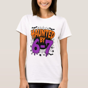 Camiseta Meme divertido de humor espeluznante 67 Seis Siete