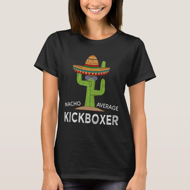 Camiseta Meme divertido de kickboxer divertido kickboxing d (Anverso)