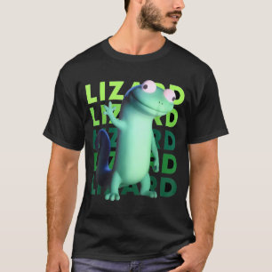 Camiseta Meme Divertido de Lagarto Raro _ Animal Surrealist