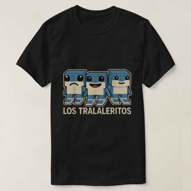 Camiseta Meme divertido de los tralaleritos italianos Brain (Diseño del anverso)