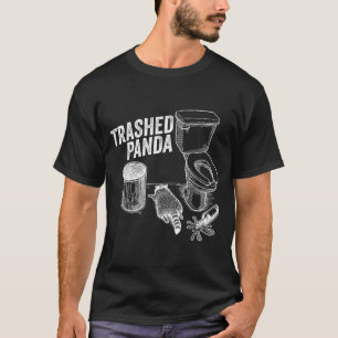 Camiseta Meme divertido de mapache borracho Mapache destroz