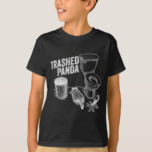 Camiseta Meme divertido de mapache borracho y destrozado Am