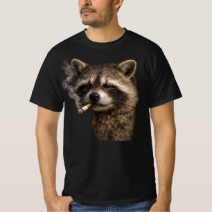 Camiseta Meme divertido de mapache estúpidamente genial en 
