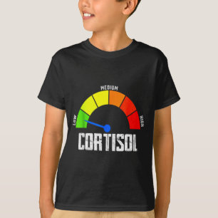 Camiseta Meme divertido de niveles bajos de cortisol v