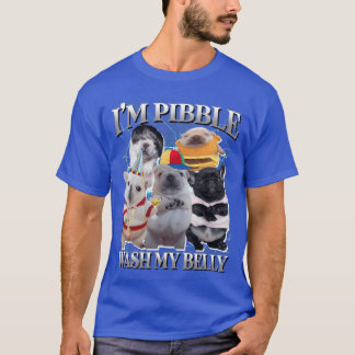 Camiseta Meme divertido de perro Pibble Brainrot Lava mi ba