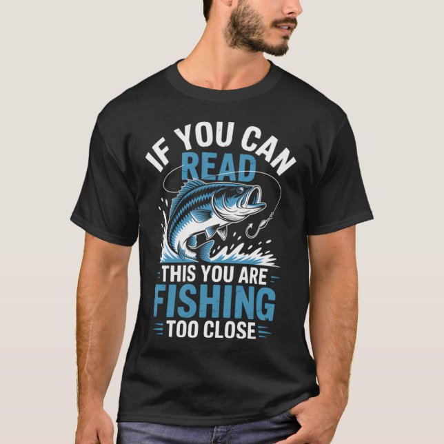 Camiseta Meme Divertido de Pesca (Anverso)