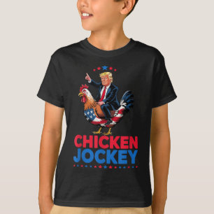 Camiseta Meme divertido de Trump sobre el jockey sobre poll