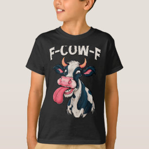 Camiseta Meme divertido de vaca para hombres y mujeres F-co