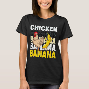 Camiseta Meme divertido del baile del pollo y el plátano pa