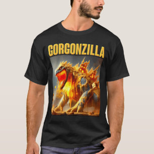 Camiseta Meme divertido gorgonzola ai queso italiano dragón