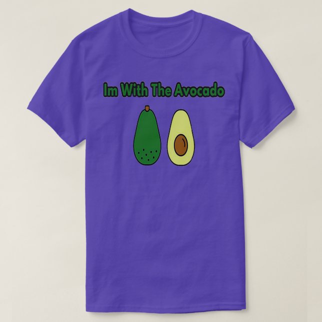 Camiseta Meme divertido sobre el embarazo de aguacate (Diseño del anverso)