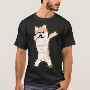 Camiseta meme DOGE - DABBING SHIBA INU perro cante