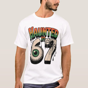 Camiseta Meme Embrujado 67 Seis Siete 6-7 Chiste Divertido