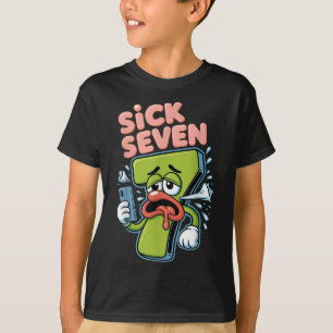 Camiseta Meme Enfermo Siete Seis Siete Juego de Pa