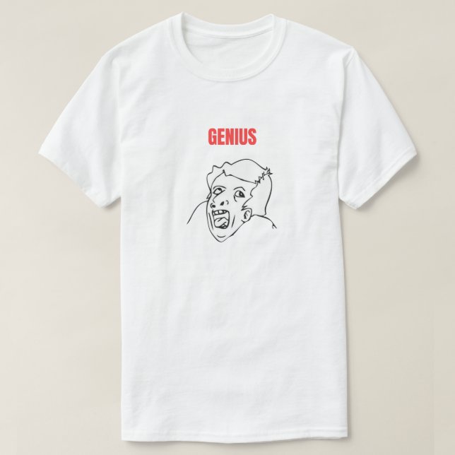 Camiseta Meme Genius (Diseño del anverso)