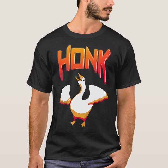 Camiseta Meme honk del juego ganso sin título (Anverso)