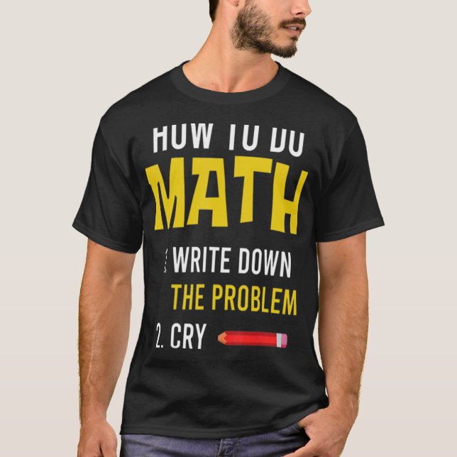 Camiseta Meme How To Do Math 2022 (Anverso)