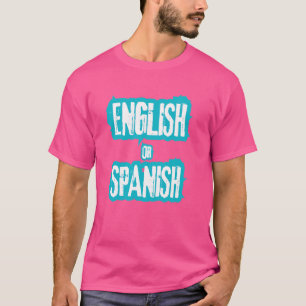 Camiseta Meme inglés o español Chiste divertido