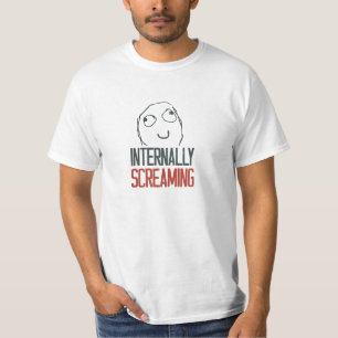 Camiseta Meme internamente de griterío