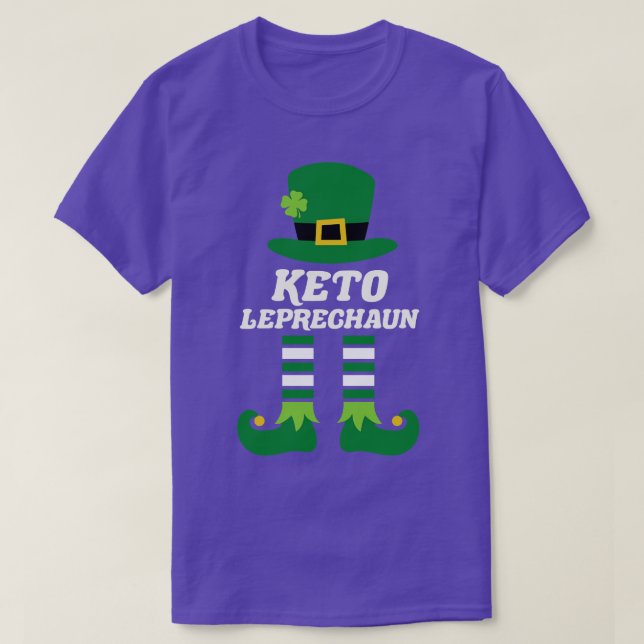 Camiseta Meme Keto St Patricks Day Low b (Diseño del anverso)
