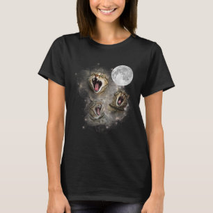 Camiseta Meme maldecido de tres gatos malvados de luna