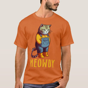 Camiseta Meme Meow Howdy Meowdy 3