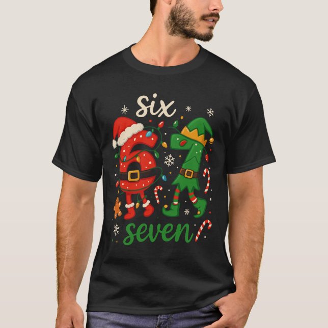 Camiseta Meme Navideño Mono Seis Siete  (Anverso)