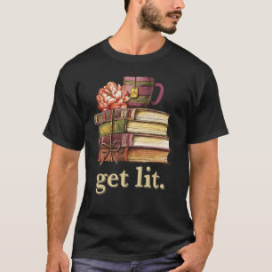 Camiseta Meme para libros de lectura de libros que se ilumi