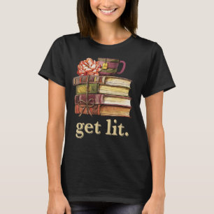 Camiseta Meme para libros de lectura de libros que se ilumi
