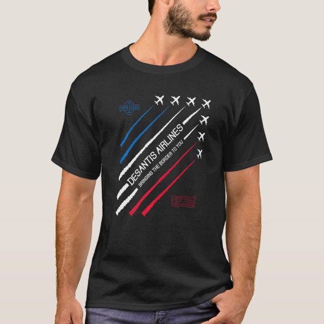 Camiseta Meme político DeSantis Airlines DeSantis (Anverso)