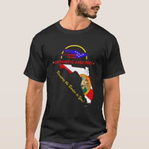 Camiseta Meme político divertido de DeSantis Airlines Ron D