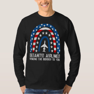 Camiseta Meme político gracioso de DeSantis Airlines