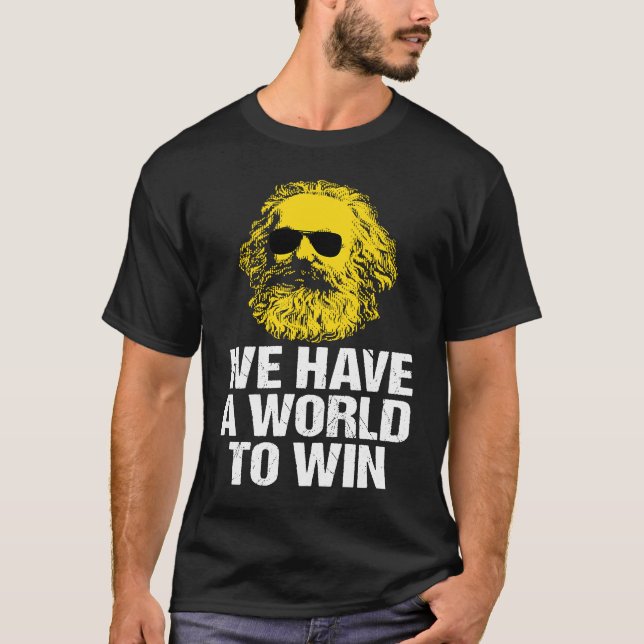 Camiseta Meme político socialista Karl Marx (Anverso)