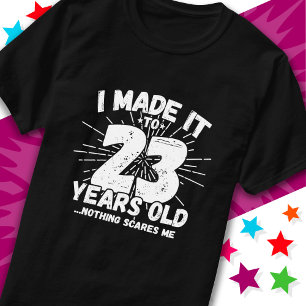 Camiseta Meme sarcástico de 23 años de edad gracioso cumple