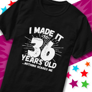 Camiseta Meme sarcástico de 36 años de antigüedad: 36º cump