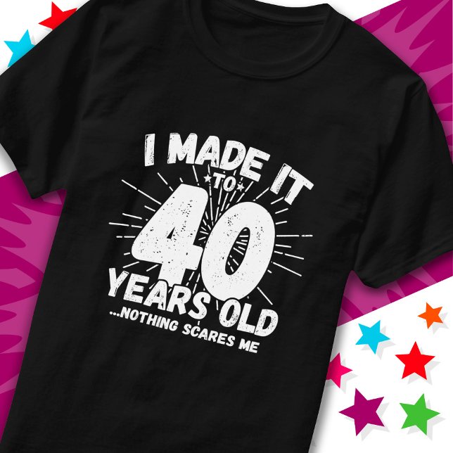 Camiseta Meme sarcástico de 40 años de antigüedad 40 cumple (Subido por el creador)