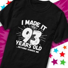 Camiseta Meme sarcástico de 93 años 93 cumpleaños