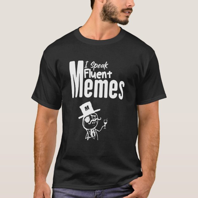 Camiseta Meme Sarcástico Para Meme Hablando Humor Lang (Anverso)
